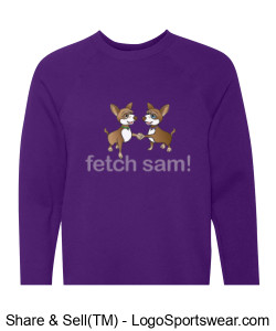 Purple Sweatshirt Design Zoom